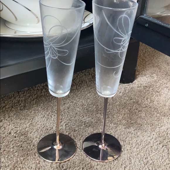 Kate spade Belle Boulevard champagne flutes - Picture 2 of 3